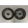1 COPPIA GOMME CERCHIATE ATTACCO SDG 60/100-14 80/100-12 PERNO 15MM