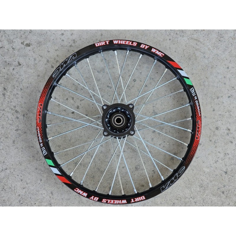 CERCHIO ALLUMINIO ANTERIORE 70/100-17 ATTACCO SDG PERNO RUOTA 15mm