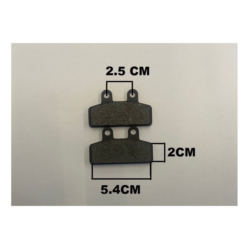 1CP PASTIGLIE FRENO ANTERIORI 2 FORI PER MINICROSS MORINI 50CC 2T