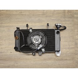 RADIATORE DI RAFFREDDAMENTO A LIQUIDO CON VENTOLA INCORPORATA PER QUAD KAYO AU300 L7e